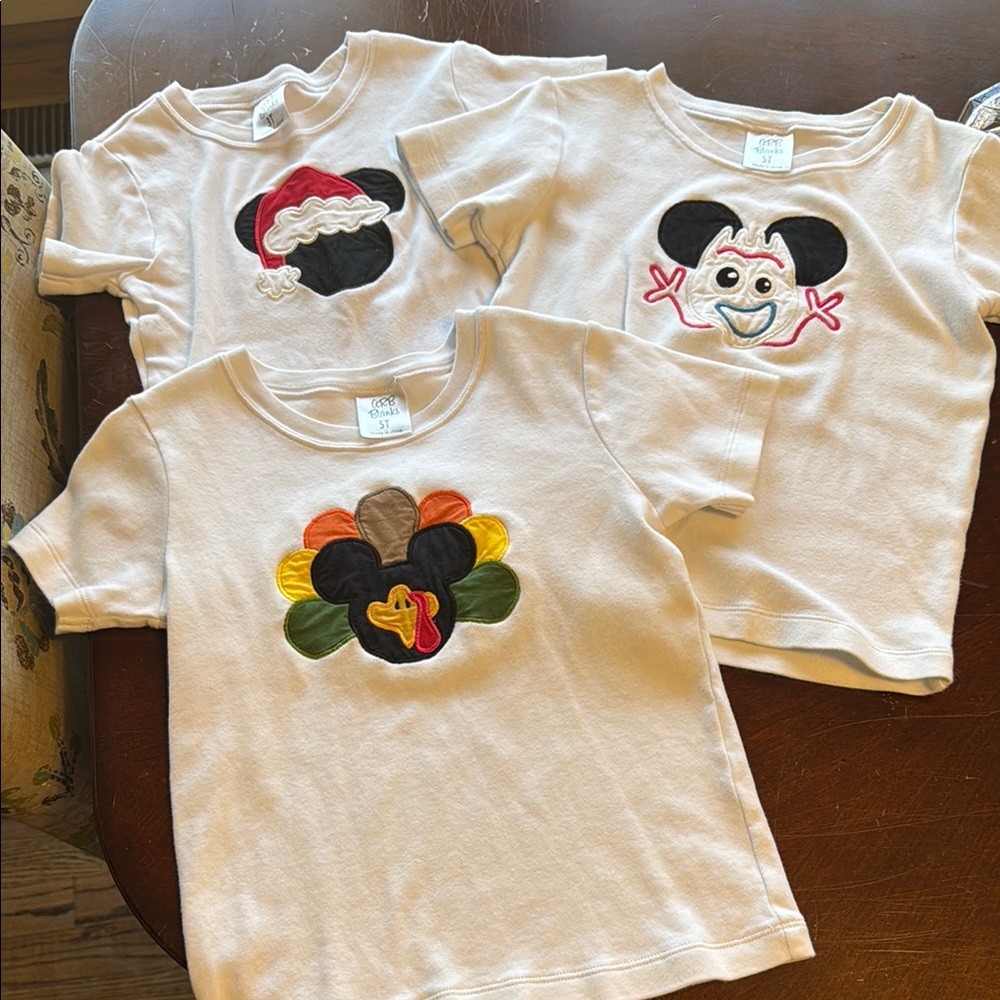 Disney Mickey Mouse Holiday T-Shirts